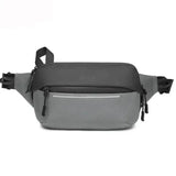 Black men’s bum bag Light grey nz