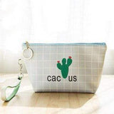 Cactus Makeup Bag Sky blue nz