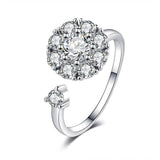 Crystal flower ring nz