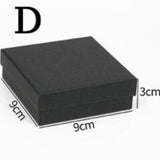 Jewellery Box Cardboard Black / 9 x 3 cm nz