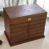 Large Wooden Jewellery Chest Light wood nz