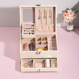 Lockable Jewelry Box with Drawer nz