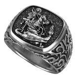 Medieval dragon ring 54.5 mm nz
