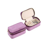 Mini Travel Jewellery Case Mauve nz