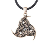 Odin Horn Necklace Bronze nz