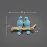 Resin key holder 2 Cians birds nz