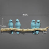 Resin key holder 4 Cians birds nz