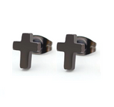 Stainless Steel Cross Earrings nz