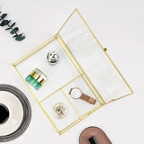 Transparent Glass jewellery box Large format nz