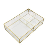 Transparent Glass jewellery box nz