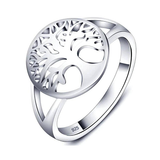 Tree of life silver ring 47.2 mm nz