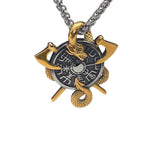Viking Dragon Pendant Steel nz