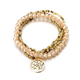 Yellow bohemian tree of life bracelet nz