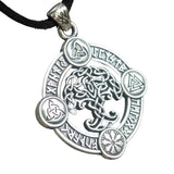 Yggdrasil Silver Pendant nz