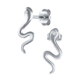925 sterling silver snake earrings nz