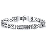 Armour chain bracelet Silver / 19.5 cm nz