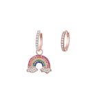 Asymmetrical Rainbow earrings nz