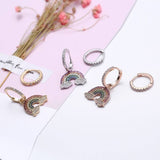 Asymmetrical Rainbow earrings nz