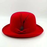 Authentic Bowler hat Red nz