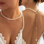 Back necklace with Front Choker nz