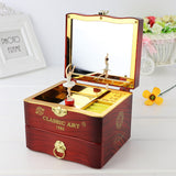 Ballerina Music Jewelry Box Brown nz