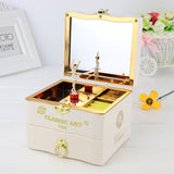 Ballerina Music Jewelry Box White nz