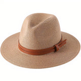 Beige Panama hat M (56 58 cm) nz