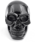 Black skull ring 54 mm nz