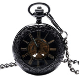 Black vintage pocket watch nz