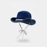 Blue bucket hat Dark blue nz