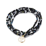 Bohemian black tree of life bracelet nz