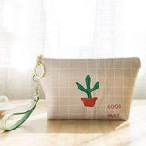 Cactus Makeup Bag Khaki nz