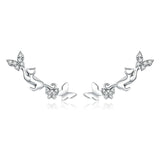 Cat butterfly earrings nz