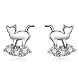 Cat earrings simple design nz