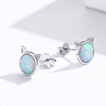 Cat zirconia earrings nz