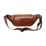 Classic leather waist bag Dark brown nz