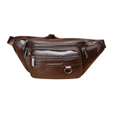 Classic leather waist bag Dark brown nz