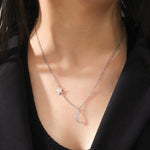 Classic Moon and star necklace nz