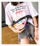 Clear bum bag Black nz