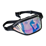 Clear bum bag Black nz