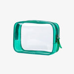 Clear toiletry bag for plane Green nz
