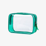 Clear toiletry bag for plane Green nz