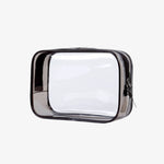 Clear toiletry bag for plane Grey nz