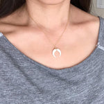 Crescent moon necklace nz