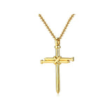 Crucifix Lord Necklace Gold nz