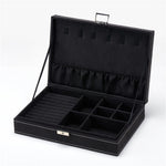 Crushed Velvet Keepsake Box Black nz