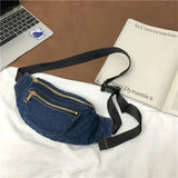 Denim bum bag Dark blue nz