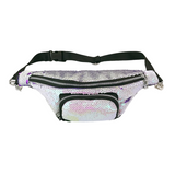 Disco style waist bag Light grey nz