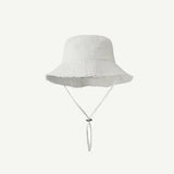 Distressed bucket hat White nz