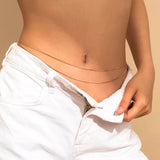 Double chain belt Gold nz